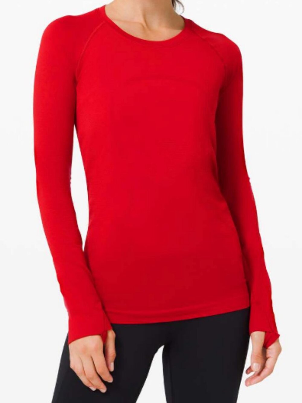 Lululemon Swiftly Tech Long Sleeve 2.0 Dark Red